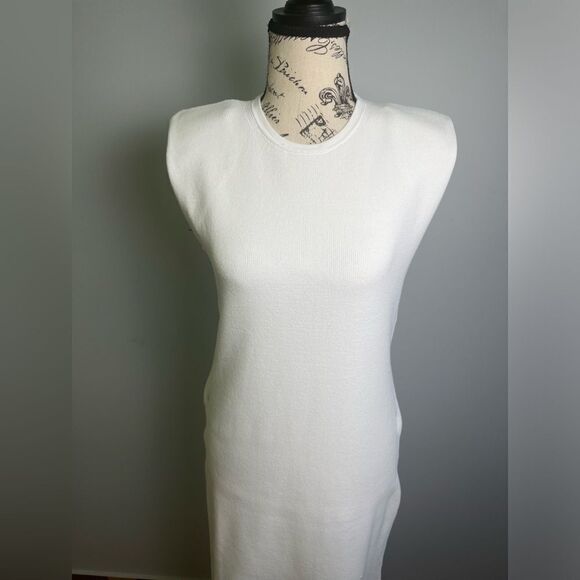 J.Crew Sleeveless sweater-dress in stretch viscose blend NWT Size M - Picture 7 of 14